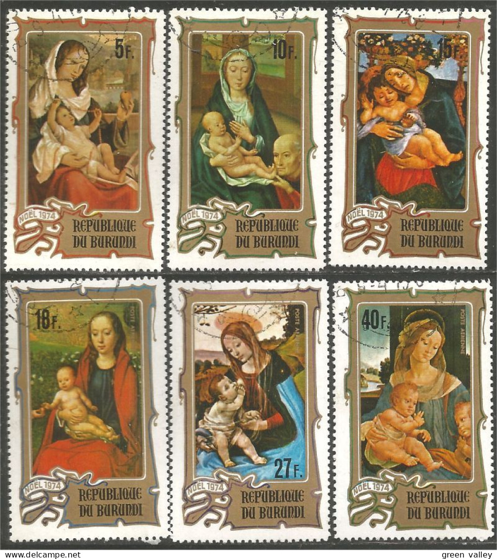 233 Burundi Orley Memling Botticelli Di Gredi Lippi (BUR-322) - Religión