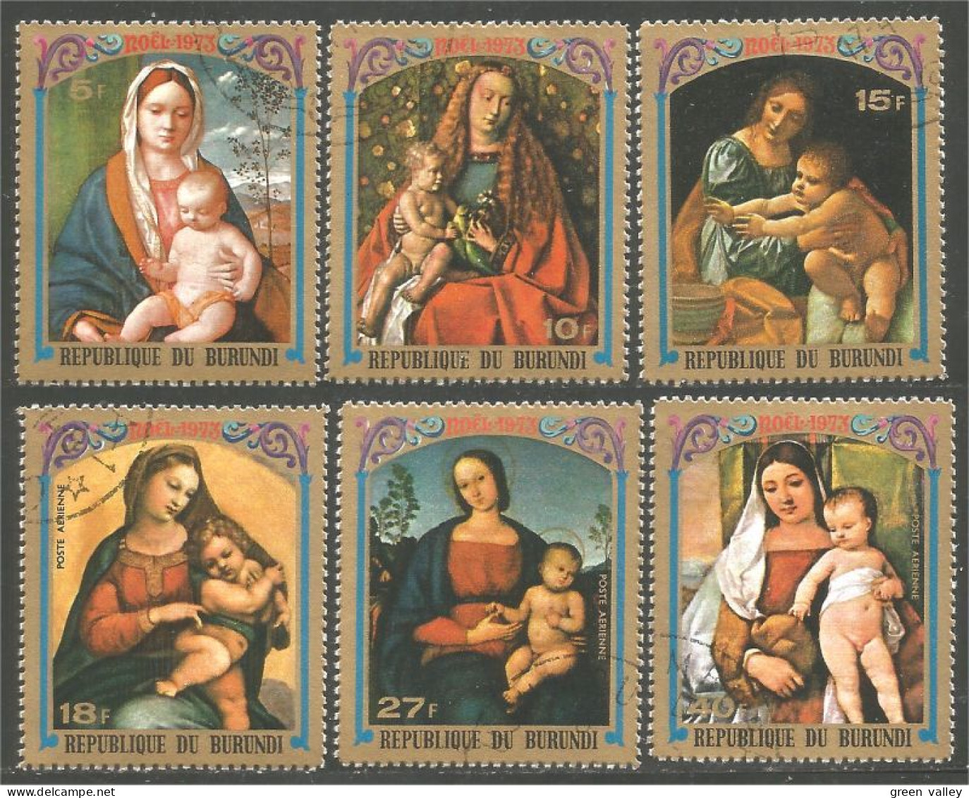 233 Burundi Raphael Memlimg Lotto Mainardi Botticelli (BUR-310) - Religious