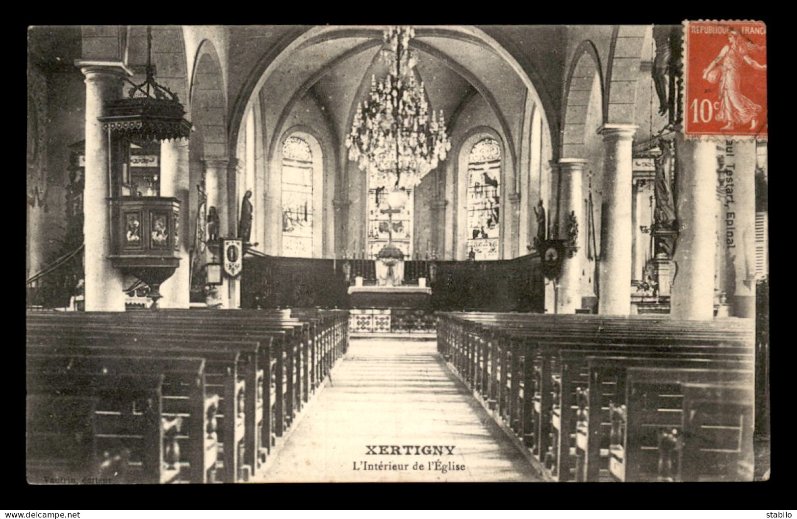 88 - XERTIGNY - INTERIEUR DE L'EGLISE - Xertigny