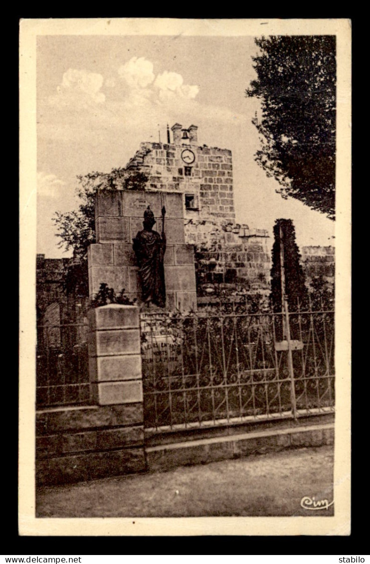 ALGERIE - TEBESSA - MONUMENT AUX MORTS ET PORTE DE L'HORLOGE - Tebessa