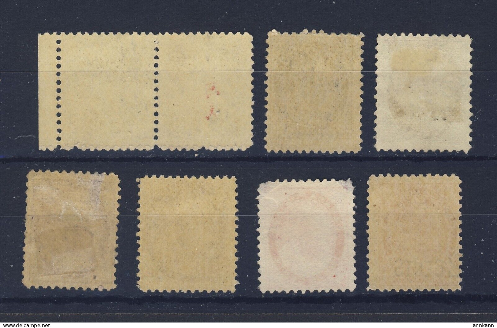 8x Canada Victoria ML & Num. Stamps 2x74-60-67-68-76-69-87 Guide Value= $155.00 - Unused Stamps
