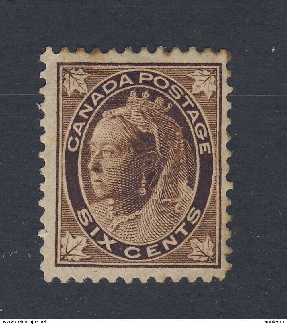 Canada Victoria ML Stamps; #71-6c MH F/VF Toning Guide Value = $150.00 - Neufs