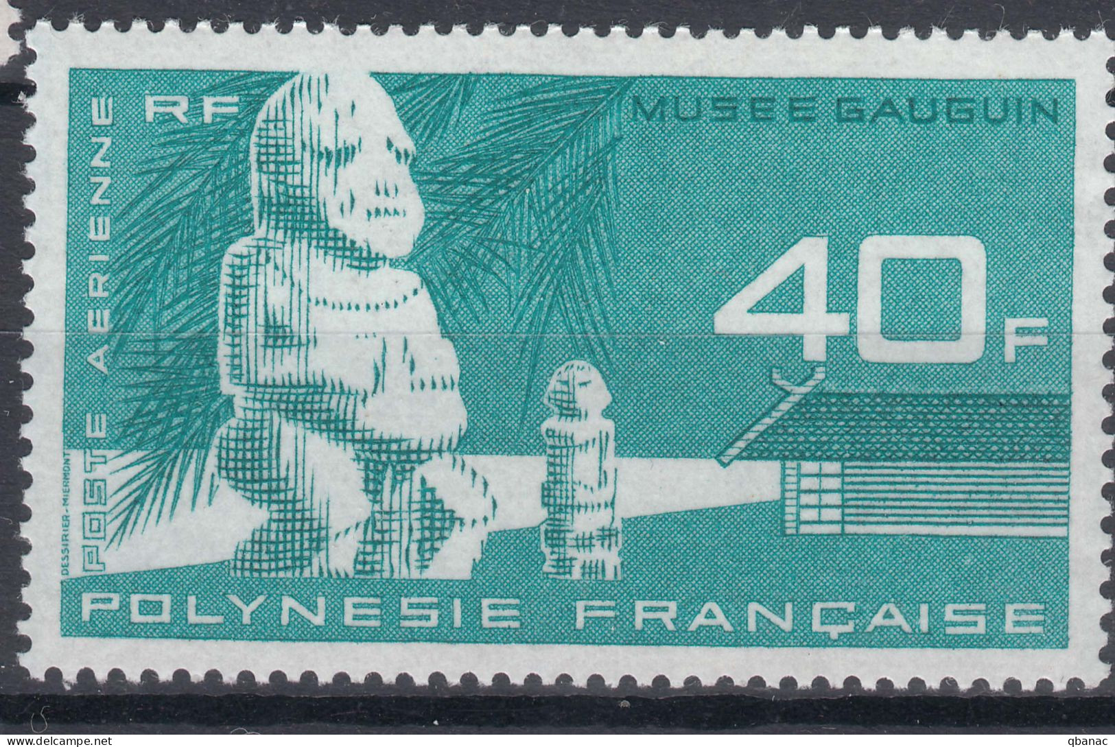 French Polynesia Polinesie 1965 Airmail Poste Aerienne Mi#46 Mint Never Hinged (sans Charnieres) - Neufs