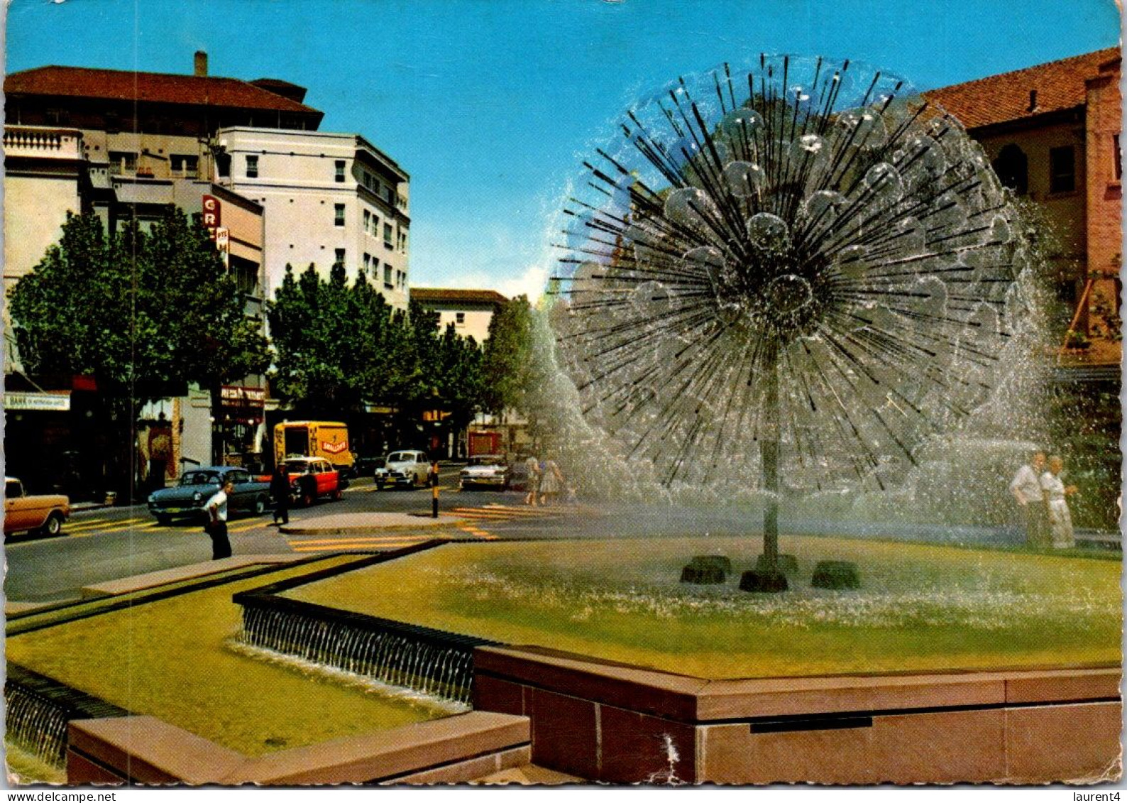 6-3-2025 (2 Y 16) Australia - NSW - El Alamein Fountain In Kings Cross (in Sydney) Posted1965 With Thylacine Stamp - Sydney