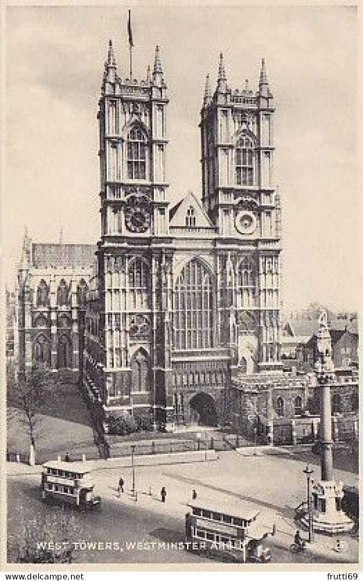 AK 206316 ENGLAND - London - Westminster Abbey - West Towers - Westminster Abbey