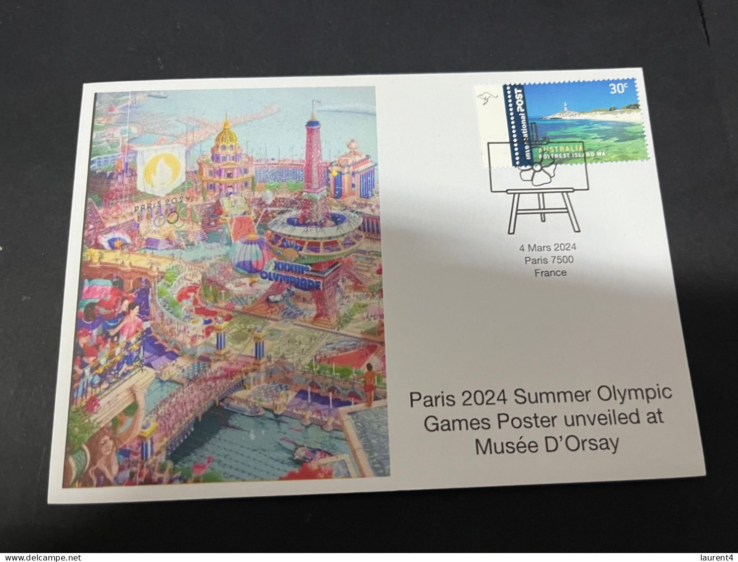 6-3-2024 (2 Y 17) Paris Olympic Games 2024 - 2 Olympic Games Posters Unveil At Musée D'Orsay (2 Covers) - Zomer 2024: Parijs