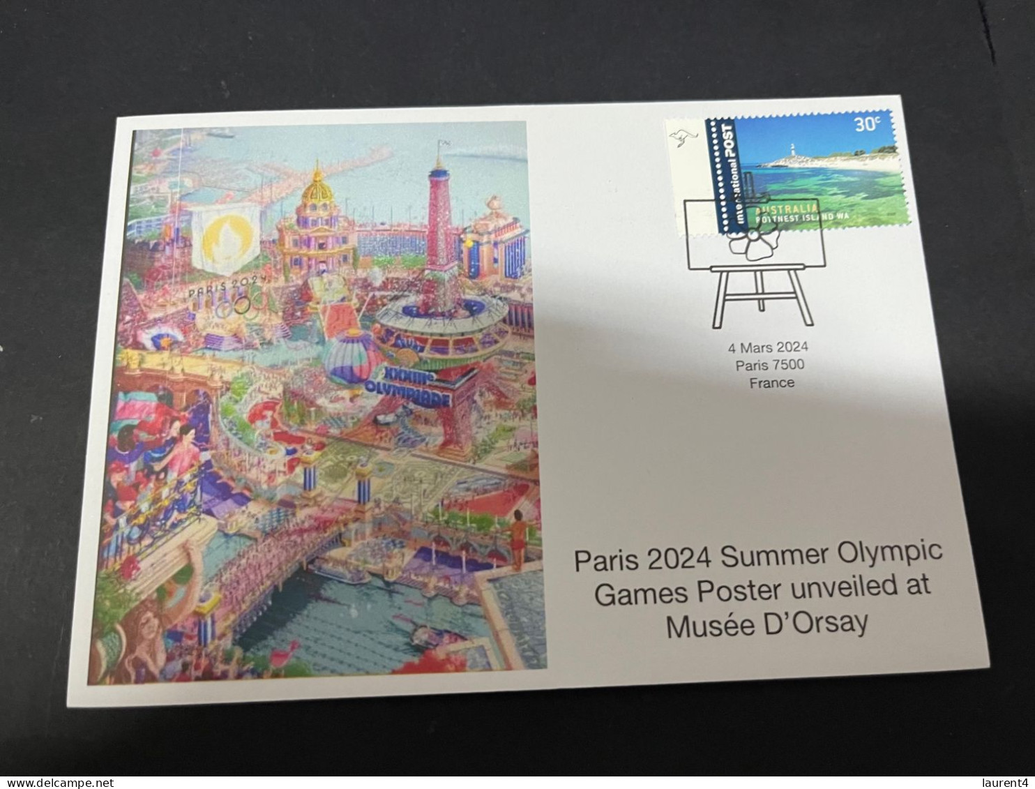 6-3-2024 (2 Y 17) Paris Olympic Games 2024 - 2 Olympic Games Posters Unveil At Musée D'Orsay (2 Covers) - Estate 2024 : Parigi