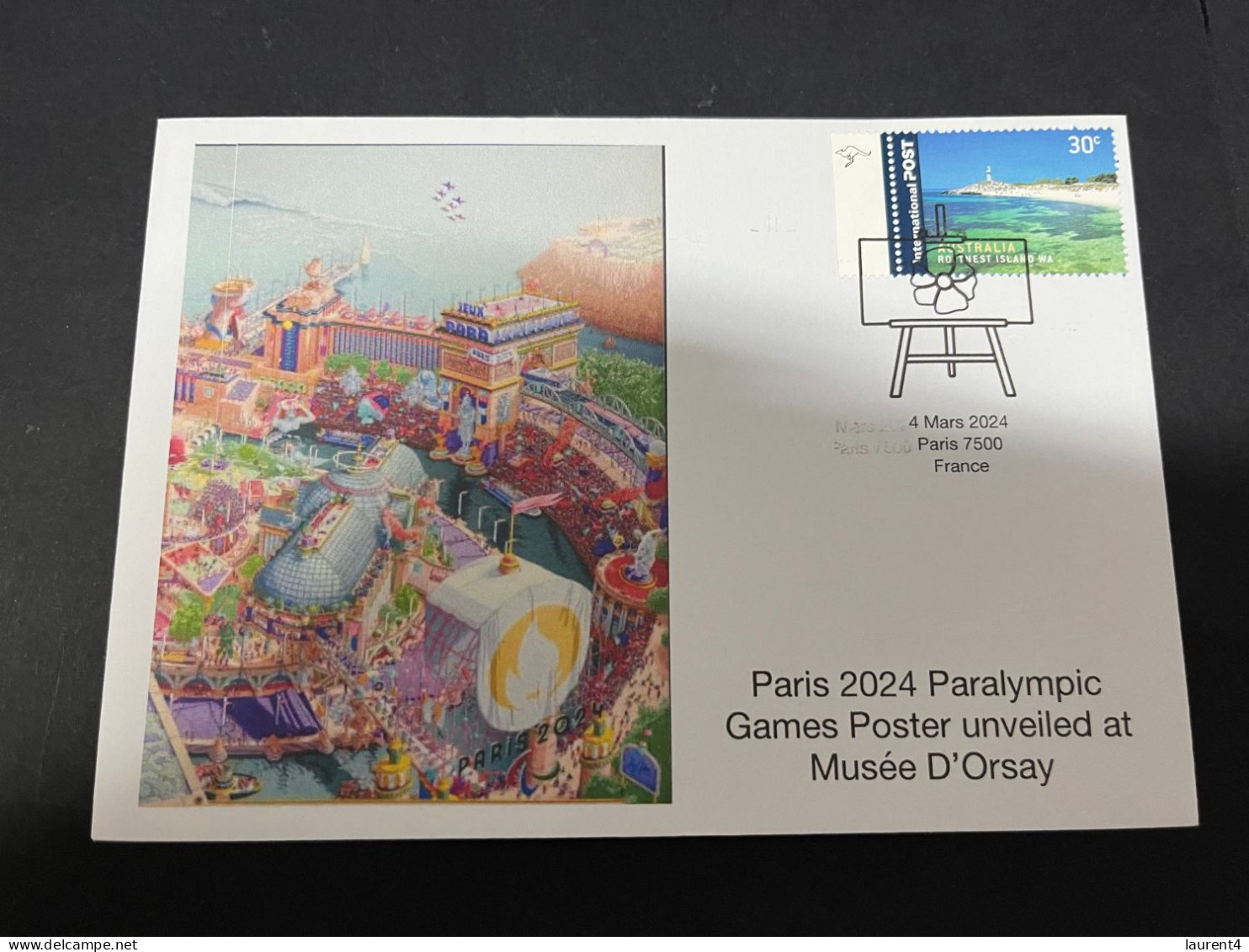 6-3-2024 (2 Y 17) Paris Olympic Games 2024 - 2 Olympic Games Posters Unveil At Musée D'Orsay (2 Covers) - Estate 2024 : Parigi