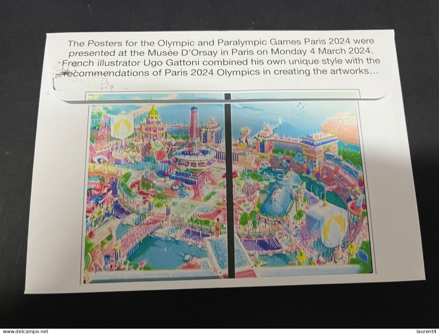 6-3-2024 (2 Y 17) Paris Olympic Games 2024 - 2 Olympic Games Posters Unveil At Musée D'Orsay (2 Covers) - Estate 2024 : Parigi