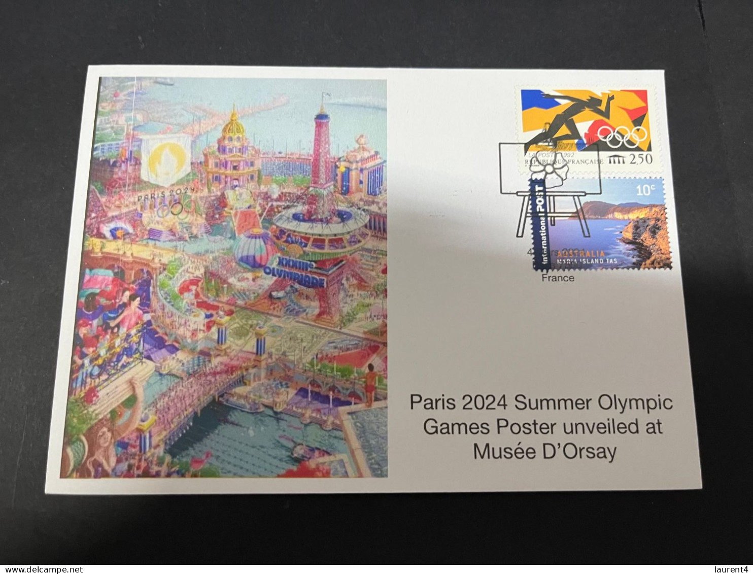 6-3-2024 (2 Y 17) Paris Olympic Games 2024 - 2 Olympic Games Posters Unveil At Musée D'Orsay (2 Covers) - Estate 2024 : Parigi