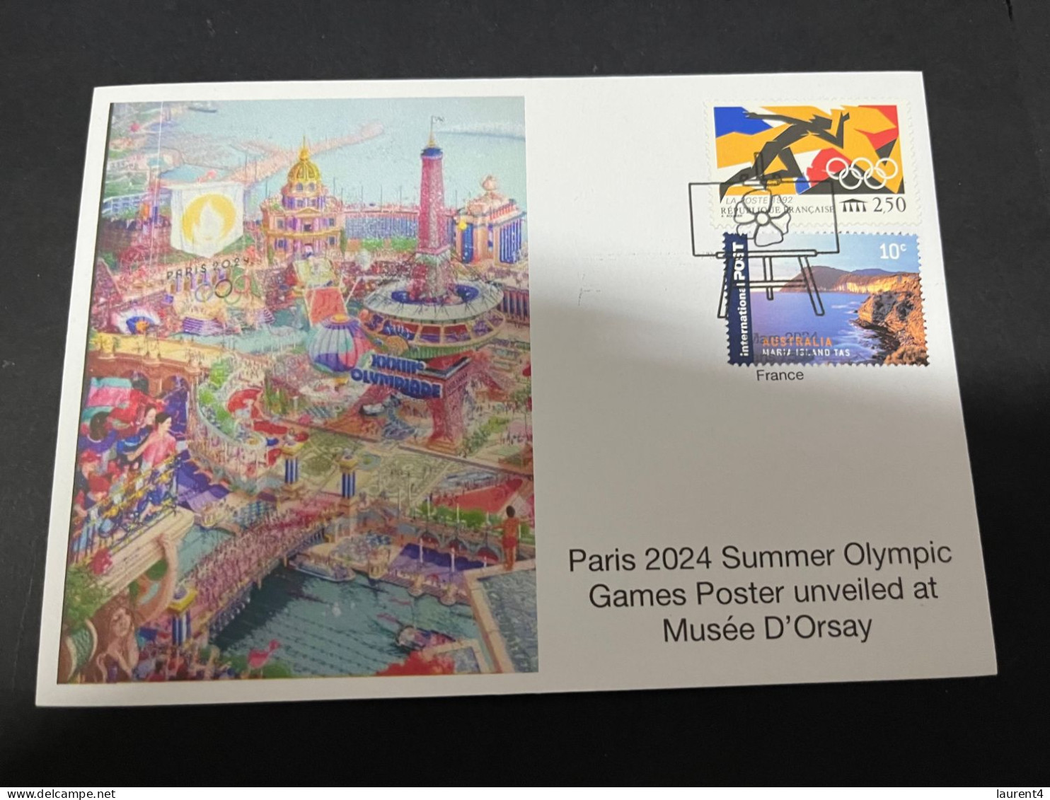 6-3-2024 (2 Y 17) Paris Olympic Games 2024 - 2 Olympic Games Posters Unveil At Musée D'Orsay (Olympics) - Sommer 2024: Paris