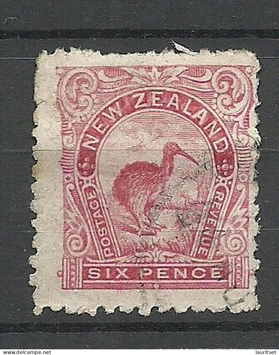 NEW ZEALAND 1907/1908 Michel 118 Bird Vogel Kiwi O - Kiwis