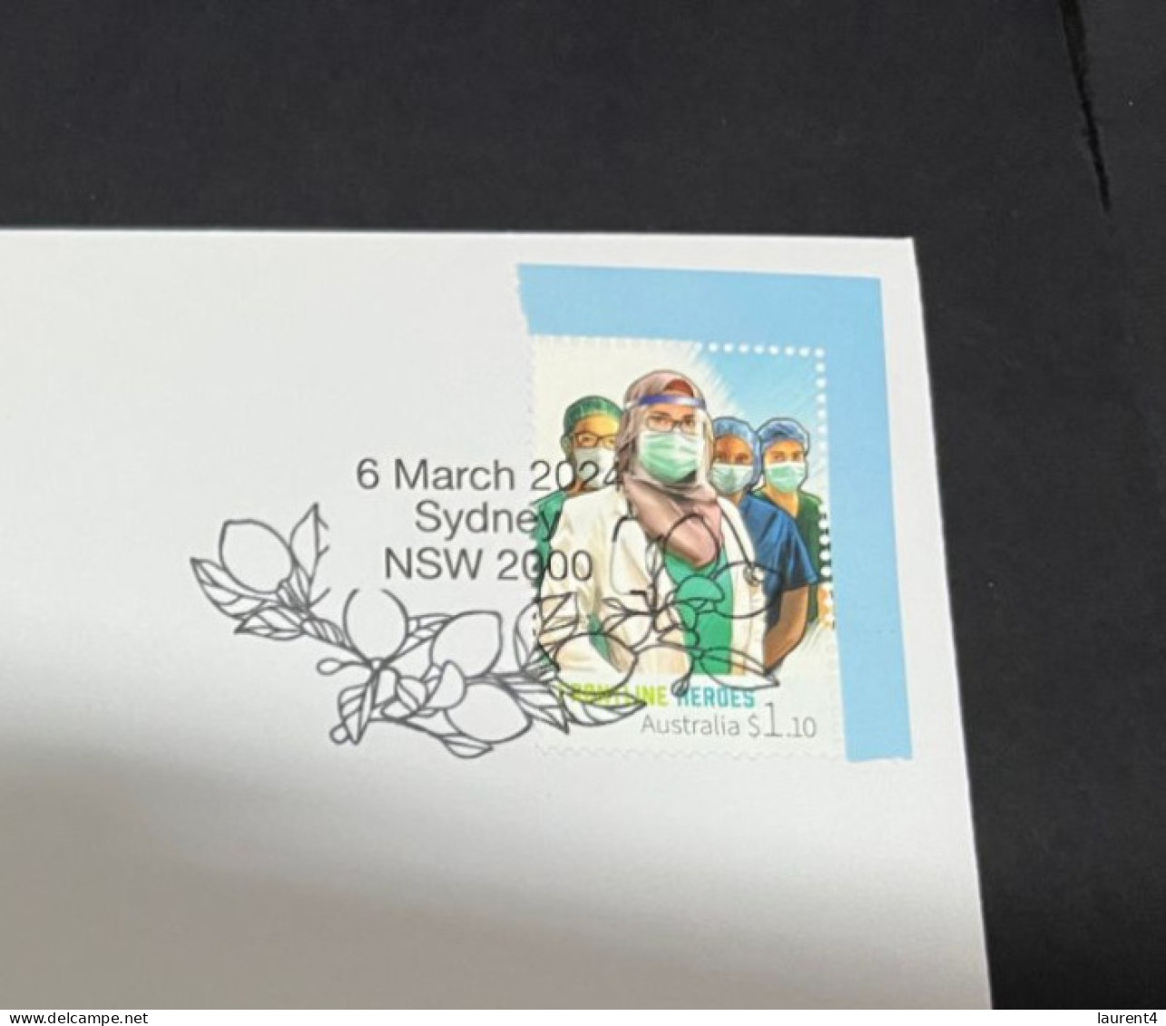 6-3-2024 (2 Y 12) COVID-19 4th Anniversary - Colombia - 6 March 2024 (with OZ COVID-19 Doctors Stamp) - Malattie