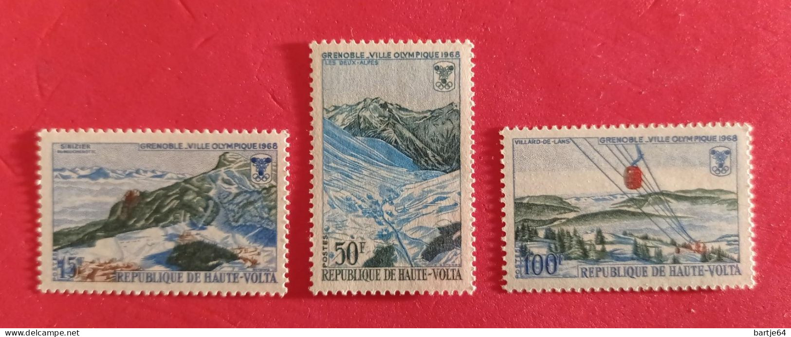 1968 Upper Volta - Serie MNH - Hiver 1968: Grenoble