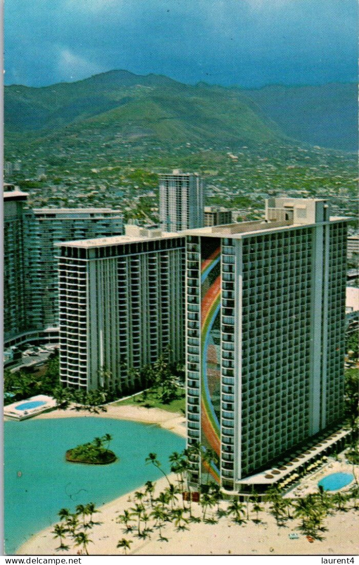 6-3-2025 (2 Y 18) USa - Hawaii - The Raimbow Tower Hilton Hotel Mosaic - Hotels & Restaurants