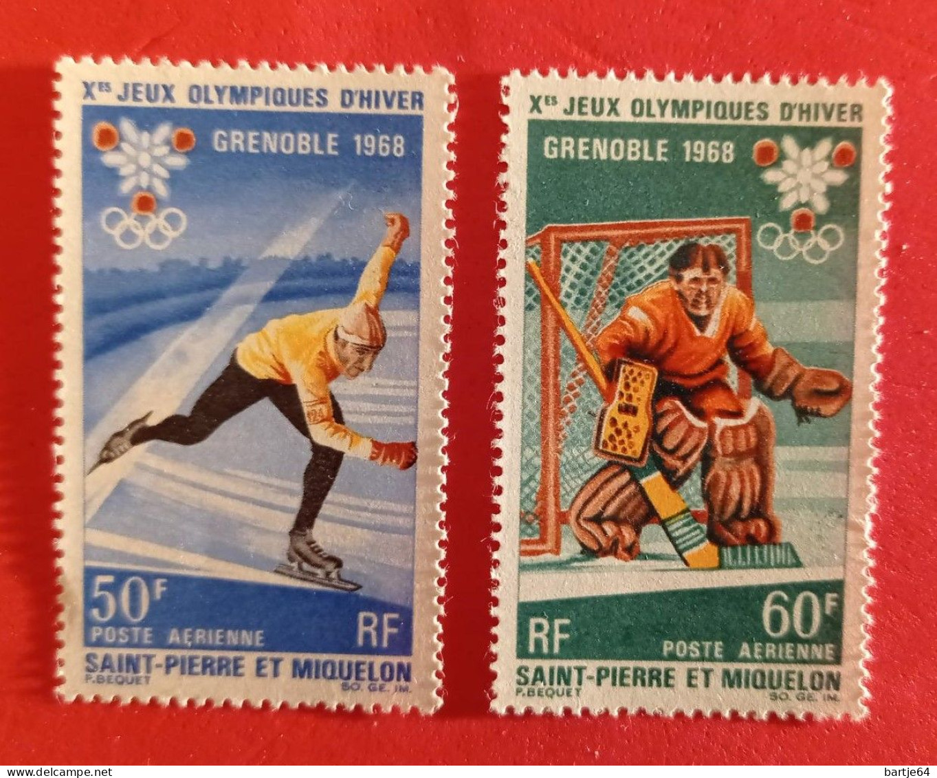 1968 St. Pierre And Miquelon - Serie MNH - Winter 1968: Grenoble