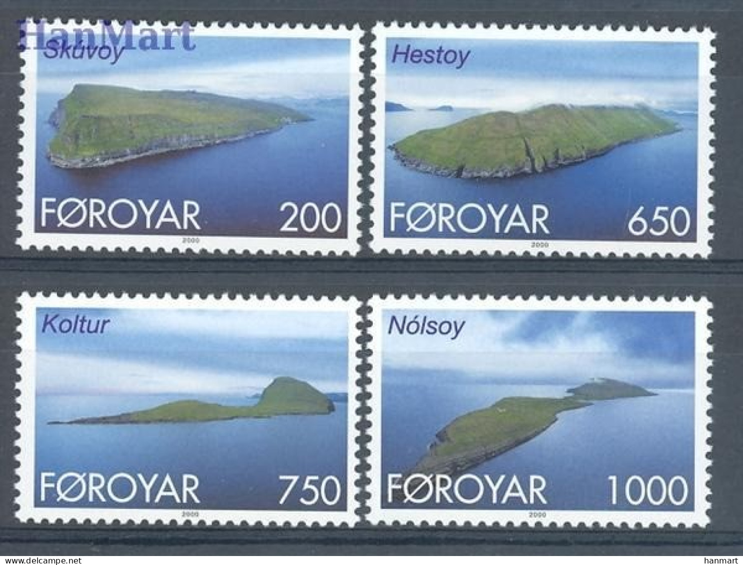 Faroe Islands 2000 Mi 381-384 MNH  (ZE3 FRS381-384) - Other