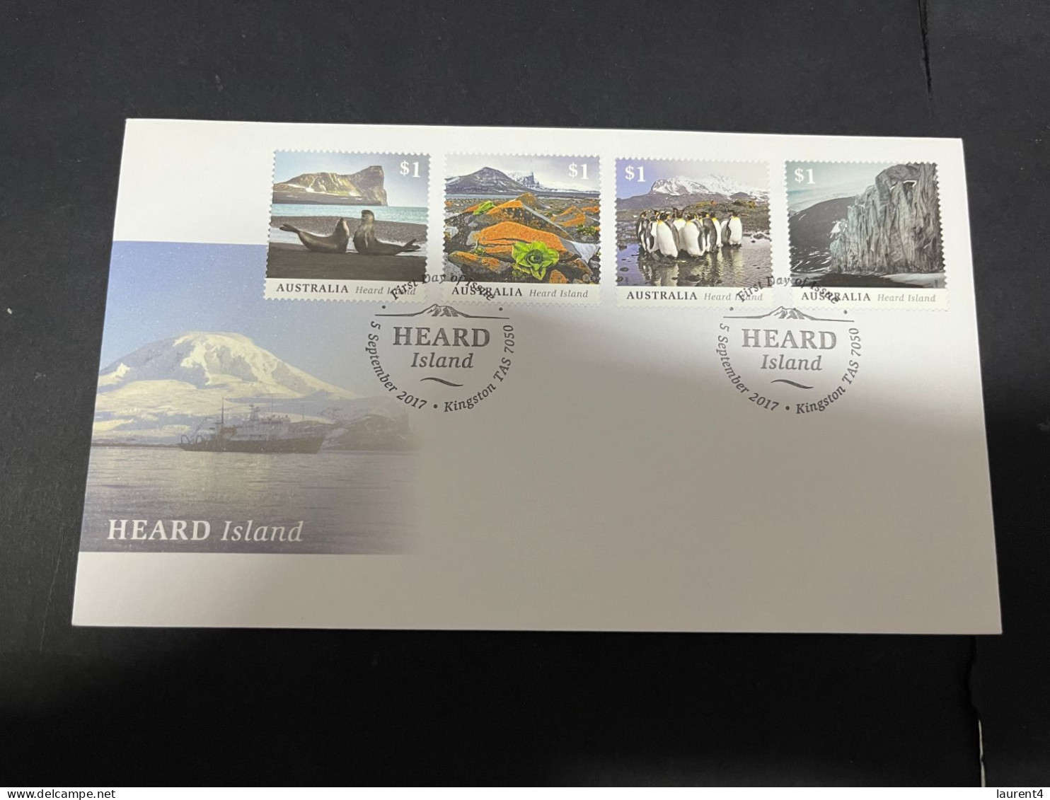 6-3-2024 (2 Y 19) Australia AAT  - FDC 2017 M/s + 1 (2 Covers) - Heard Island - FDC