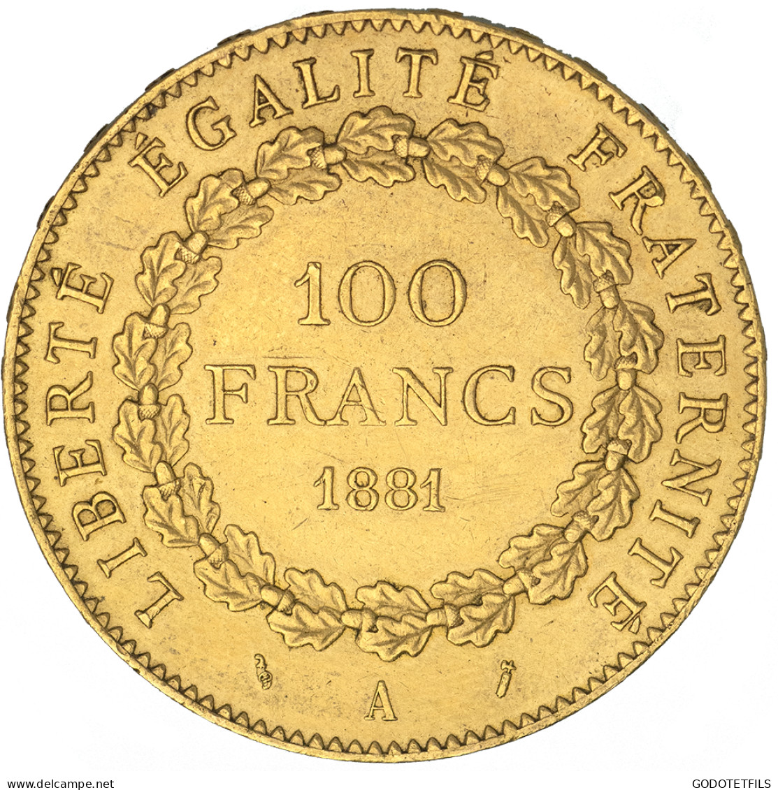 III ème République-100 Francs Génie 1881 Paris - 100 Francs (goud)