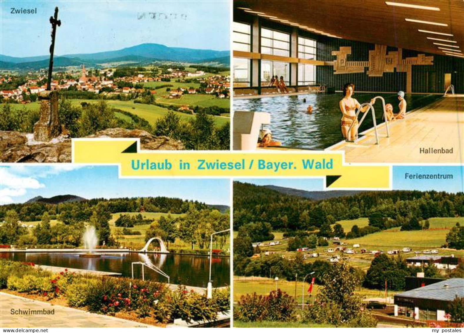 73962629 Zwiesel__Niederbayern Panorama Hallenbad Schwimmbad Ferienzentrum - Zwiesel