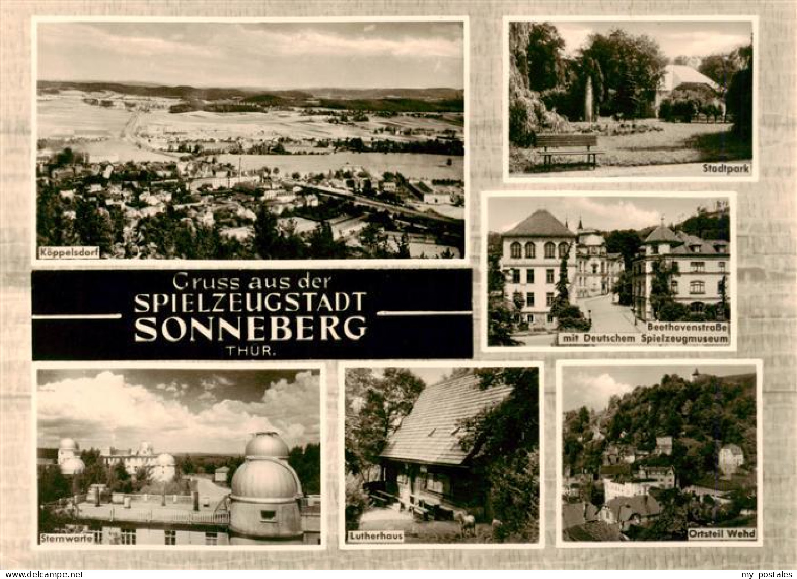 73962496 Sonneberg__Thueringen Koeppelsdorf Stadtpark Beethovenstrasse Mit Dt Sp - Sonneberg