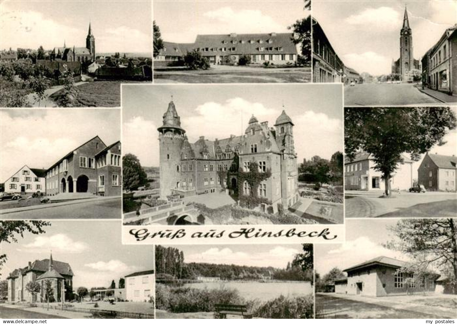 73922612 Hinsbeck_Nettetal Kirchen Ortspartien Schloss Seepartie - Nettetal