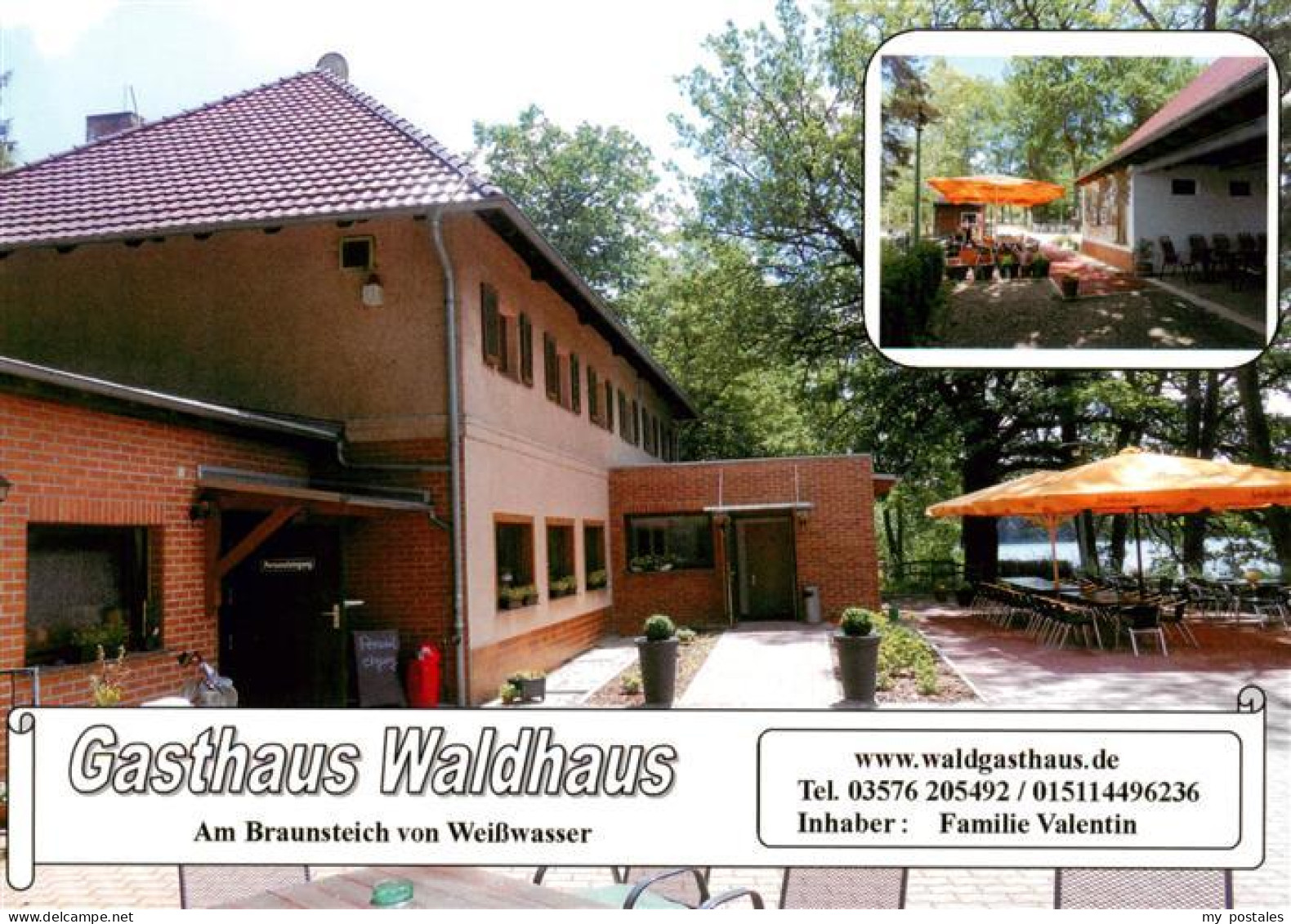 73881453 Weisswasser  Oberlausitz Gasthaus Pension Waldhaus Am Braunsteich  - Weisswasser (Oberlausitz)