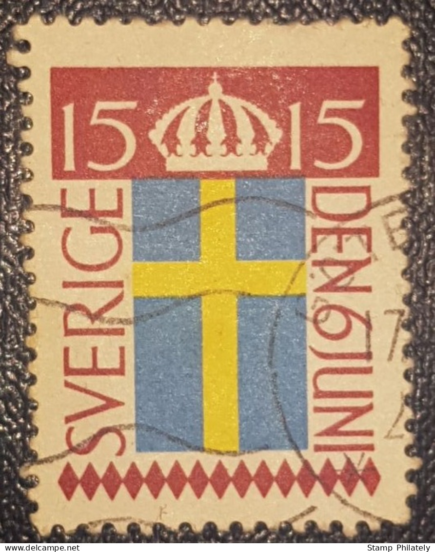 Sweden Used Stamp 1955 Flag - Gebraucht