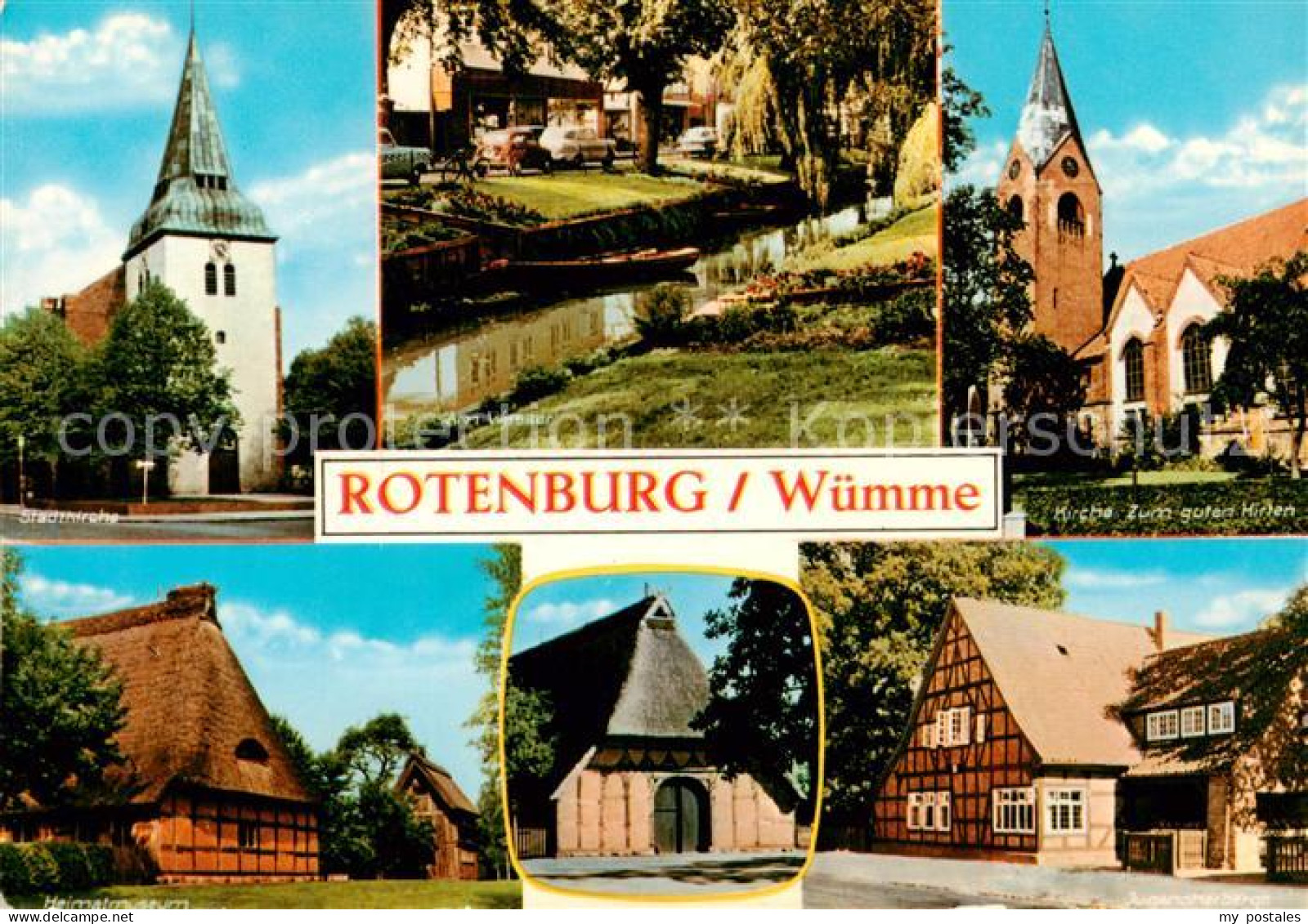 73813955 Rotenburg Wuemme Stadtkirche Am Wasser Kirche Zum Guten Hirten Heimatmu - Rotenburg