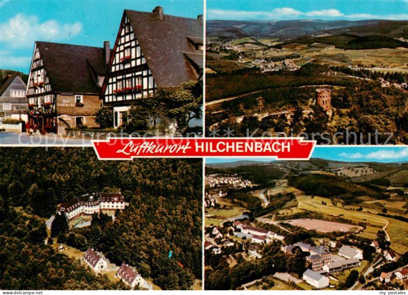 73813942 Hilchenbach Hotel Deutscher Hof Ruine Ginsburg Richard Martin Heim Schu - Hilchenbach