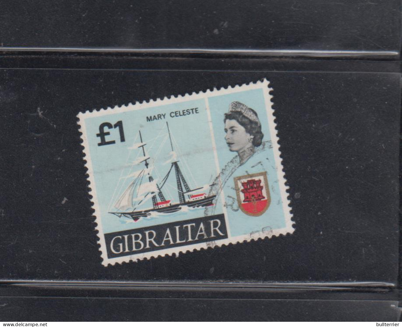 GIBRALTAR - SHIP £1 FINE USED  - Gibraltar
