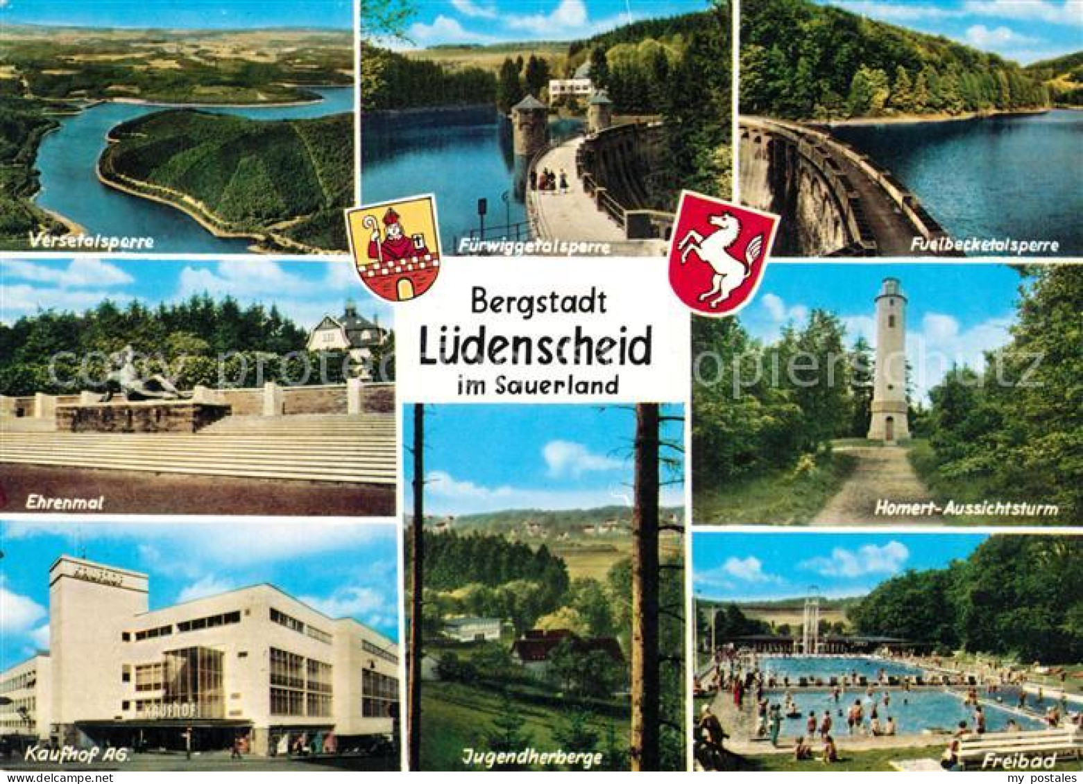 73199152 Luedenscheid Ehrenmal Jugendherberge Homert-Aussichtsturm Luedenscheid - Luedenscheid