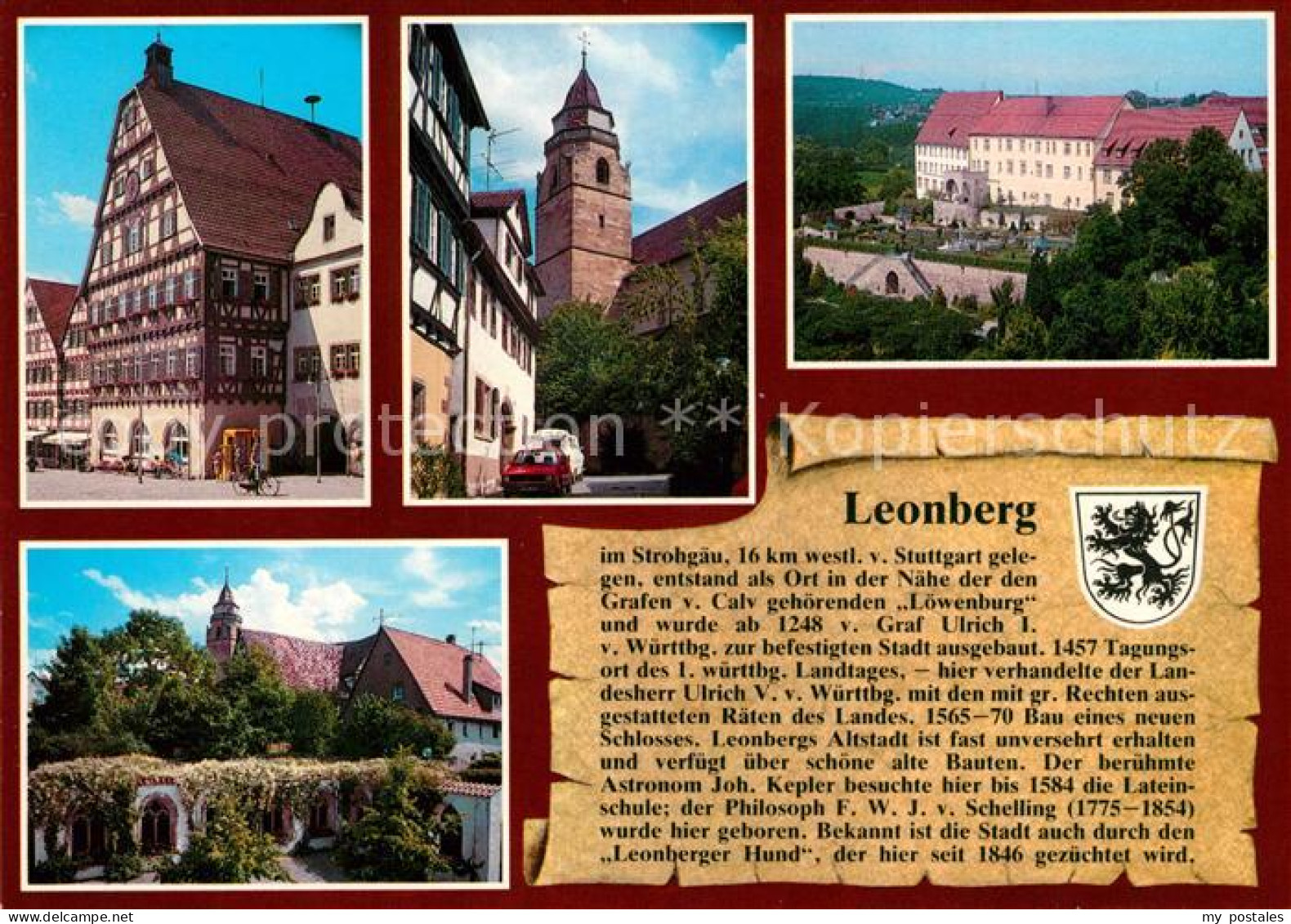 73199007 Leonberg Wuerttemberg Altes Rathaus Schloss Stadtkirche Leonberg Wuertt - Leonberg