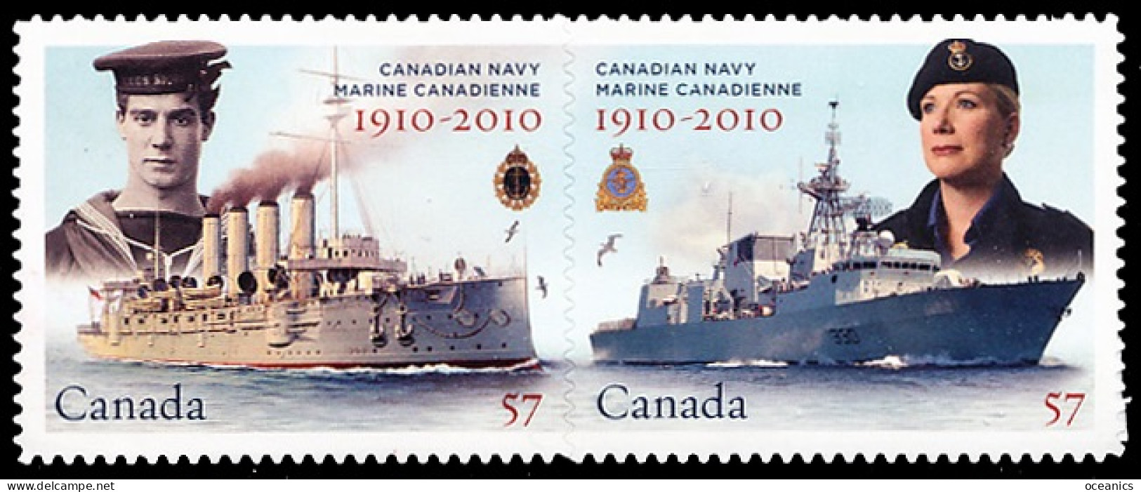 Canada (Scott No.2386a - La Marine Canadienne / Canadian Naval Force) [**] - Nuevos