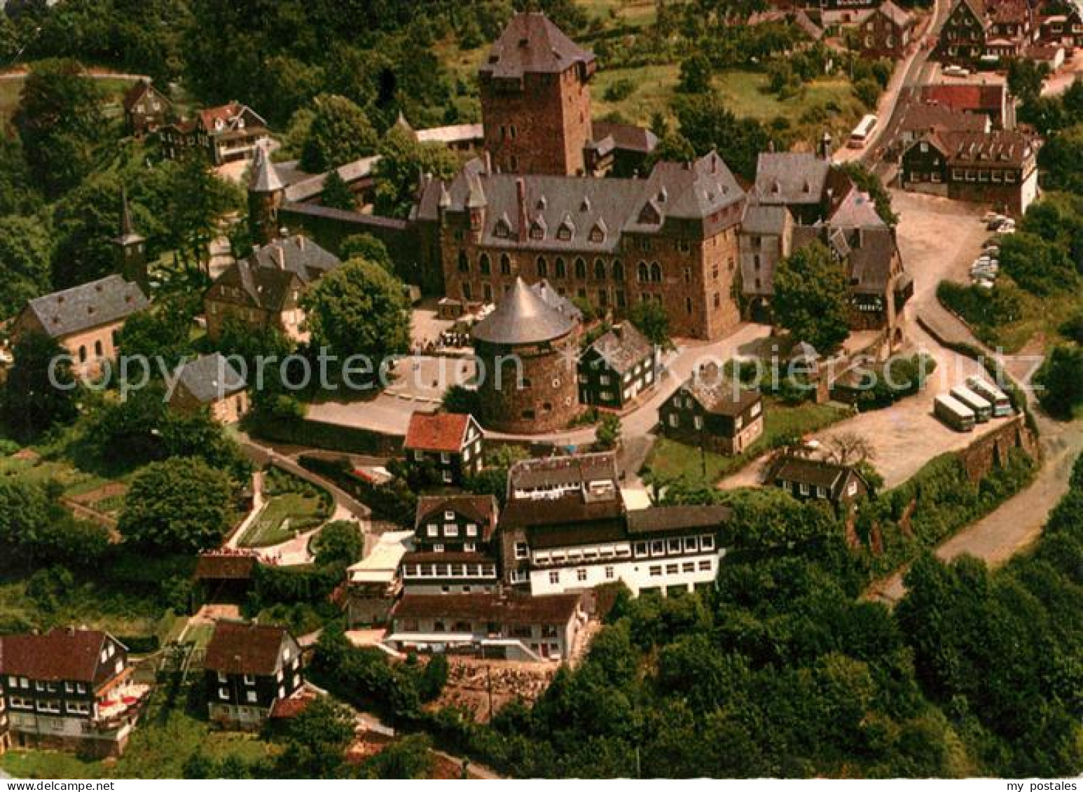 73198064 Remscheid Fliegeraufnahme Schloss Burg Remscheid - Remscheid