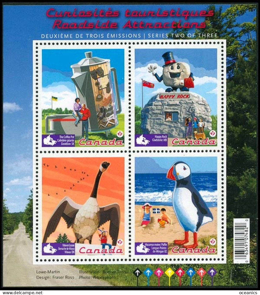 Canada (Scott No.2397 - Attraction Touristiques / Road Side Attraction) [**] BF / SS - Blokken & Velletjes