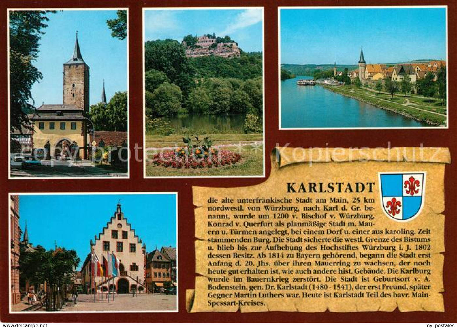 73197698 Karlstadt Main Burgruine Karlstadt Main - Karlstadt