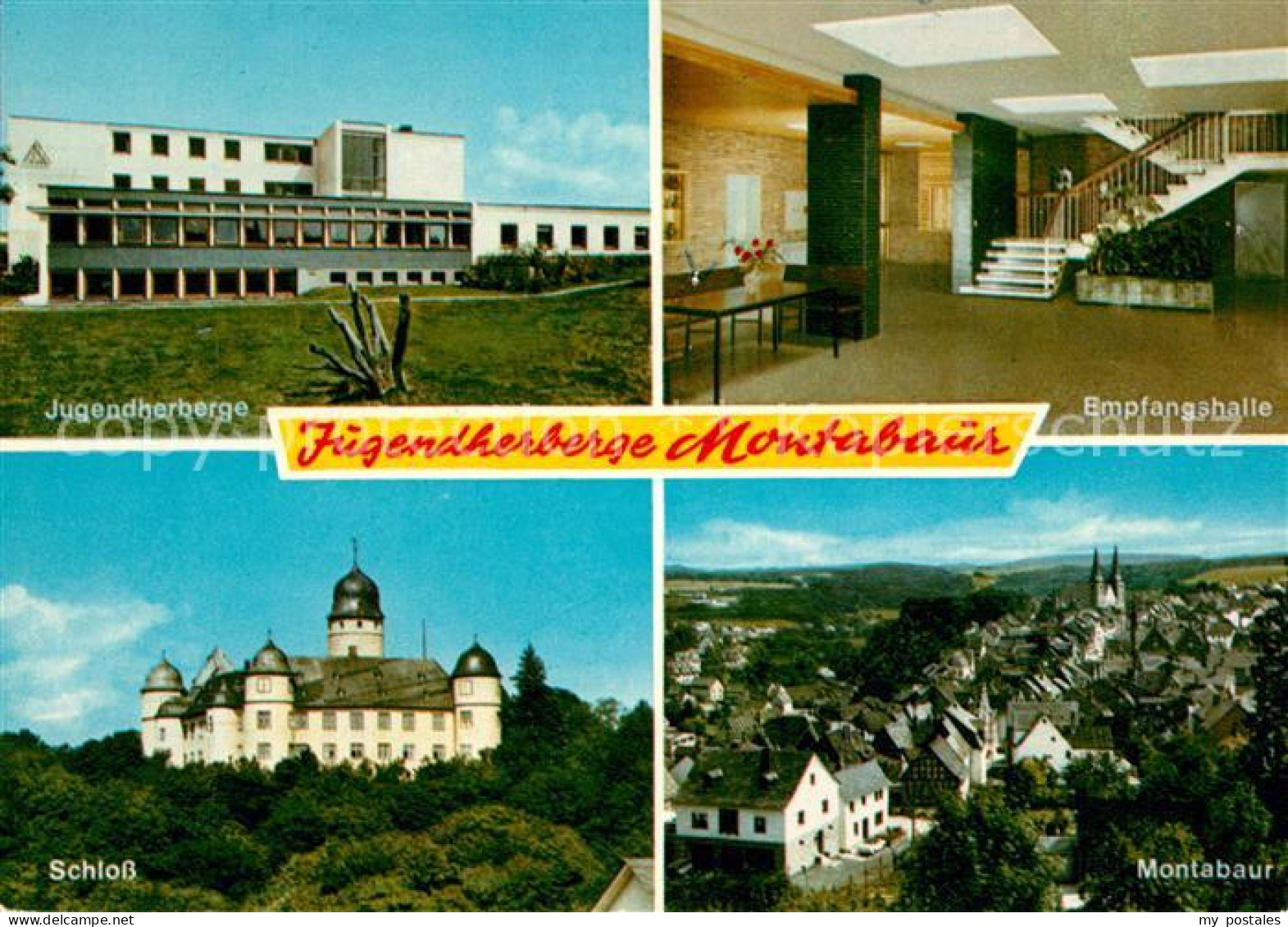 73197159 Montabaur Westerwald Jugendherberge Empfangshalle Schloss Stadtpanorama - Montabaur