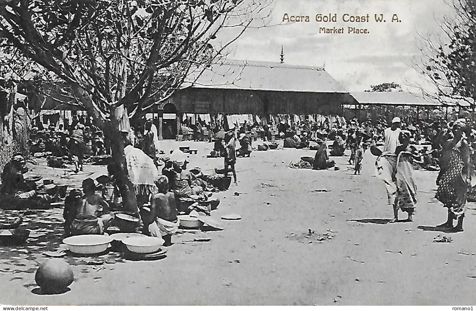 Ghana  )    Accra Gold Coast W.A. - Market Place - Ghana - Gold Coast