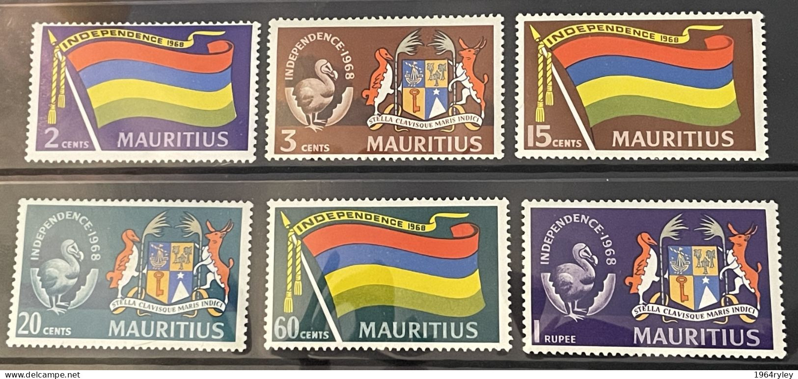 Mauritius -  MH*  - 1968 - # 311/316 - Mauricio (1968-...)