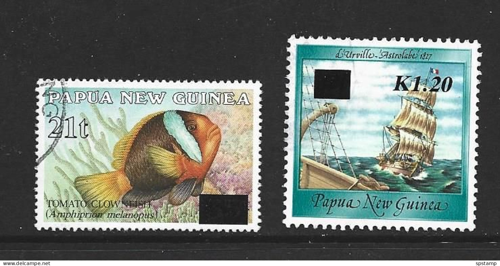 Papua New Guinea PNG 1994 March 21t & 1.2K Emergency Surcharges Set Of 2 FU - Papua New Guinea