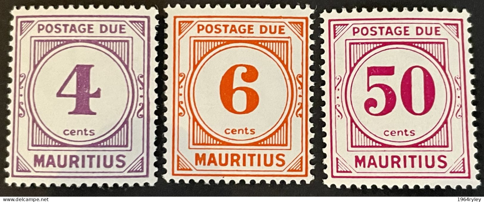 Mauritius -  MNH**  - 1966 - # T8/13  3 Stamps - Mauricio (1968-...)