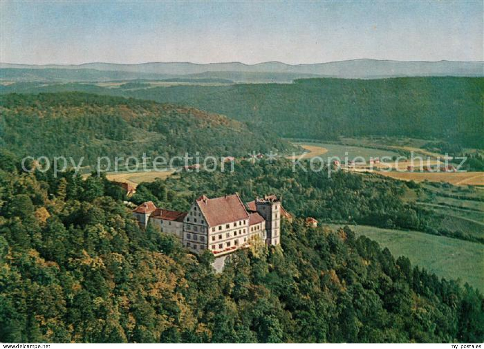 73196639 Ergenzingen Fliegeraufnahme Schloss Weitenburg Ergenzingen - Rottenburg