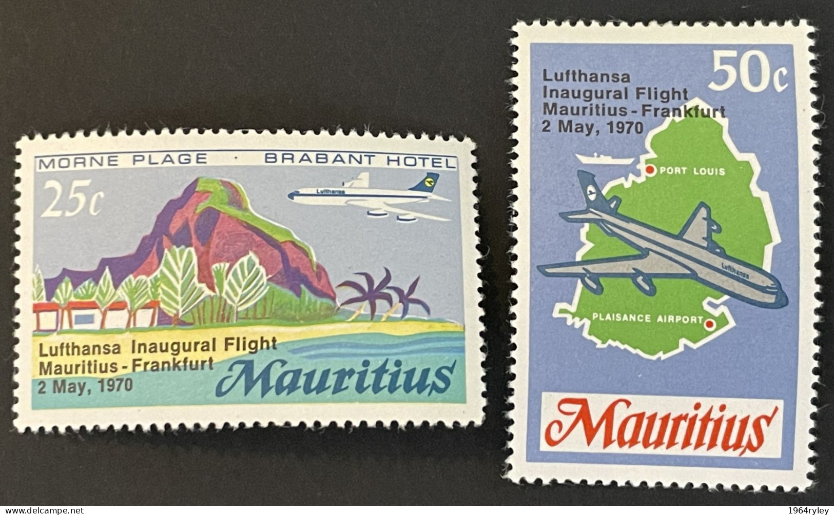 Mauritius -  MNH**  - 1970 - # 360/361 - Mauricio (1968-...)
