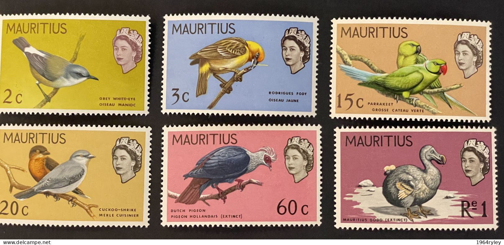 Mauritius -  MNH**  - 1968 - # 317/322 - Mauricio (1968-...)