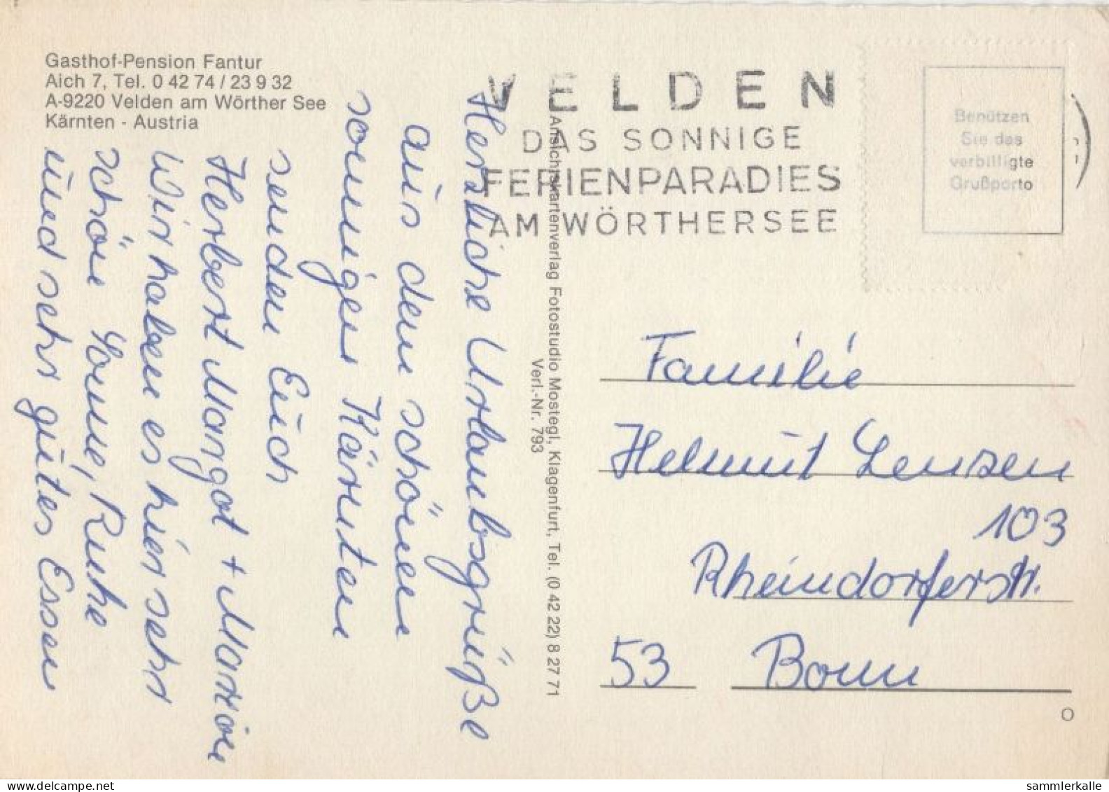 122185 - Velden - Österreich - Pension Fantur - Velden
