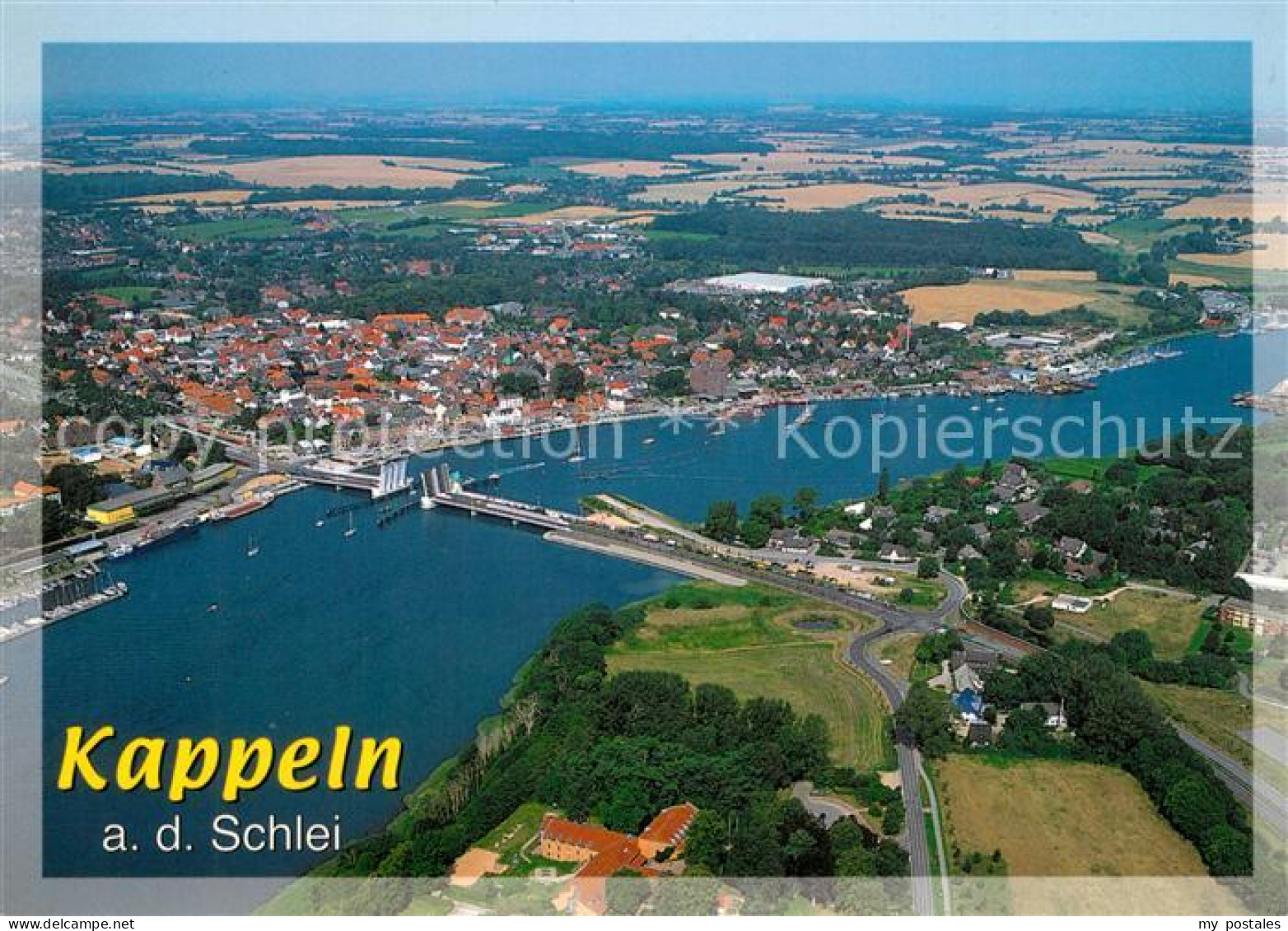 73195607 Kappeln Schlei Fliegeraufnahme Kappeln Schlei - Kappeln / Schlei