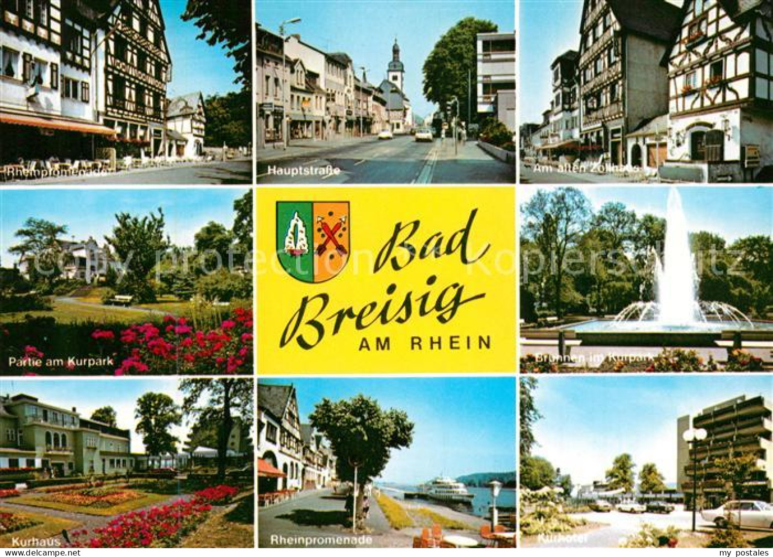 73195228 Bad Breisig Rheinpromenade Hauptstrasse Am Alten Zoll Kurhaus Brunnen K - Bad Breisig