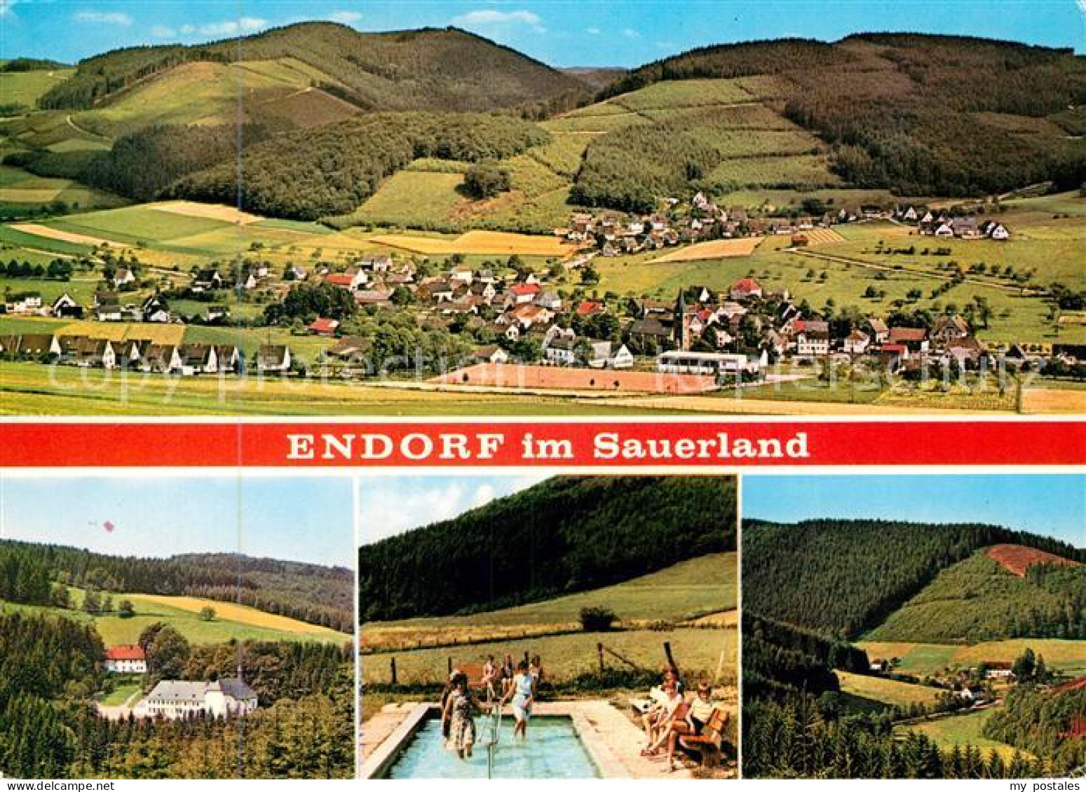 73195157 Endorf Sauerland Panorama Hotel Pension Waldbach Wassertreten  Endorf S - Sundern