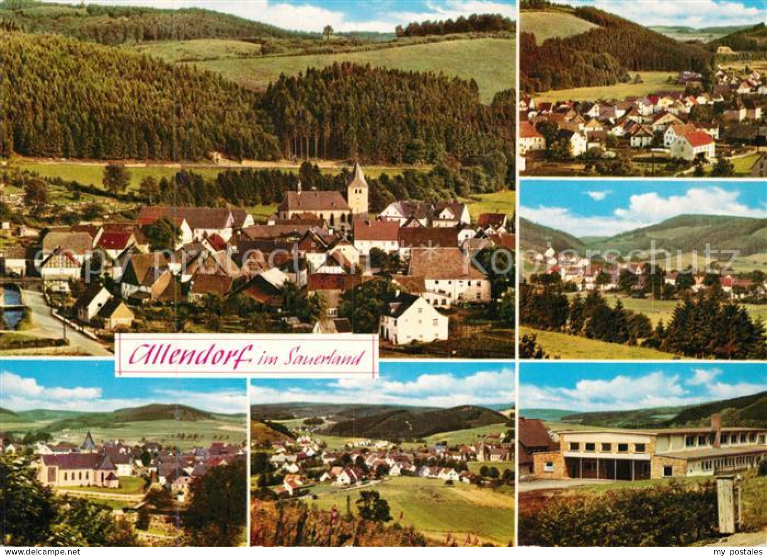 73195144 Allendorf Sauerland Panorama Teilansichten Allendorf Sauerland - Sundern